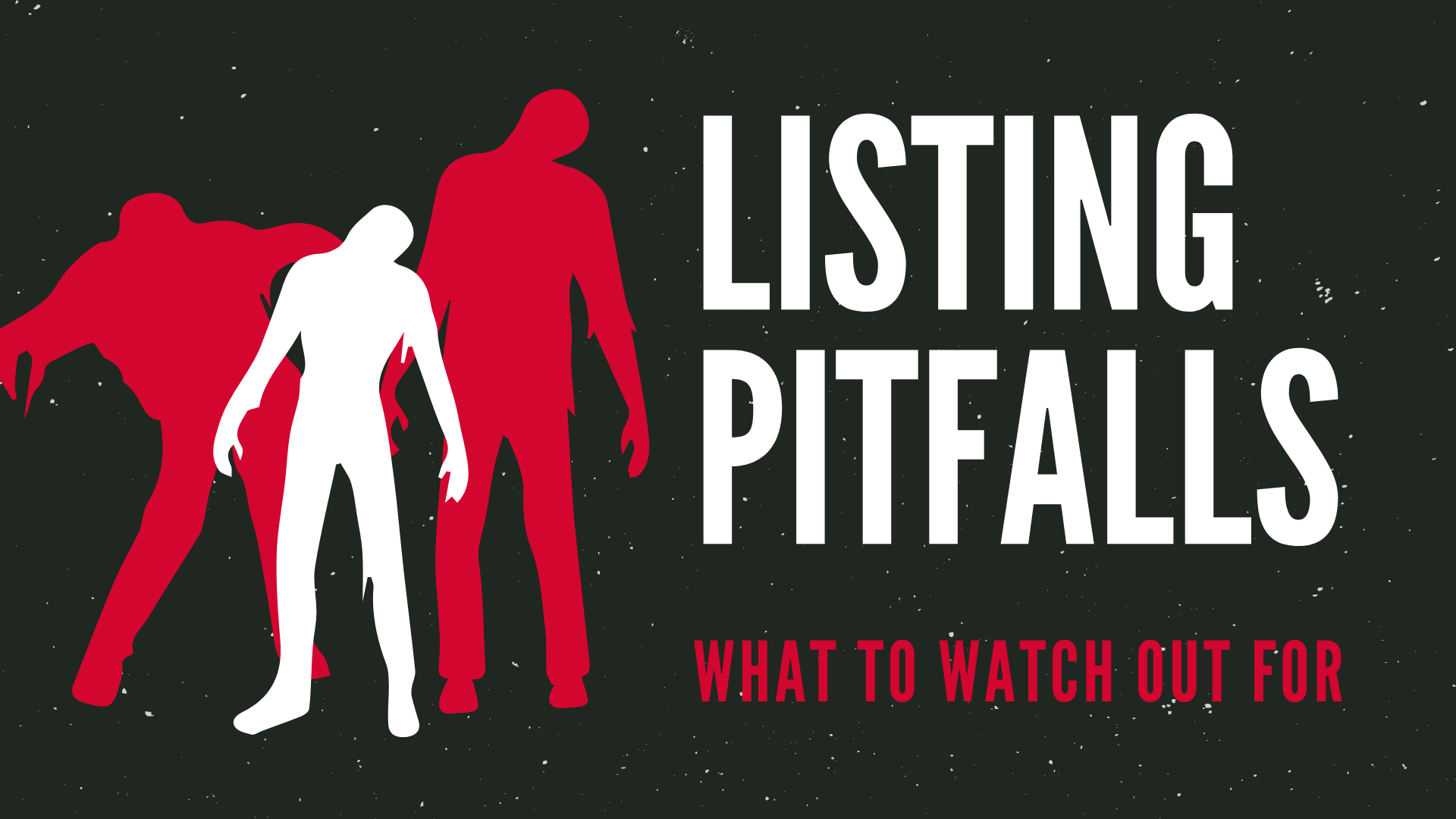 04-22-2024 • 1pm-4pm • 🔴  NEW VERSION  🔴  Listing Pitfalls: What to Watch Out For