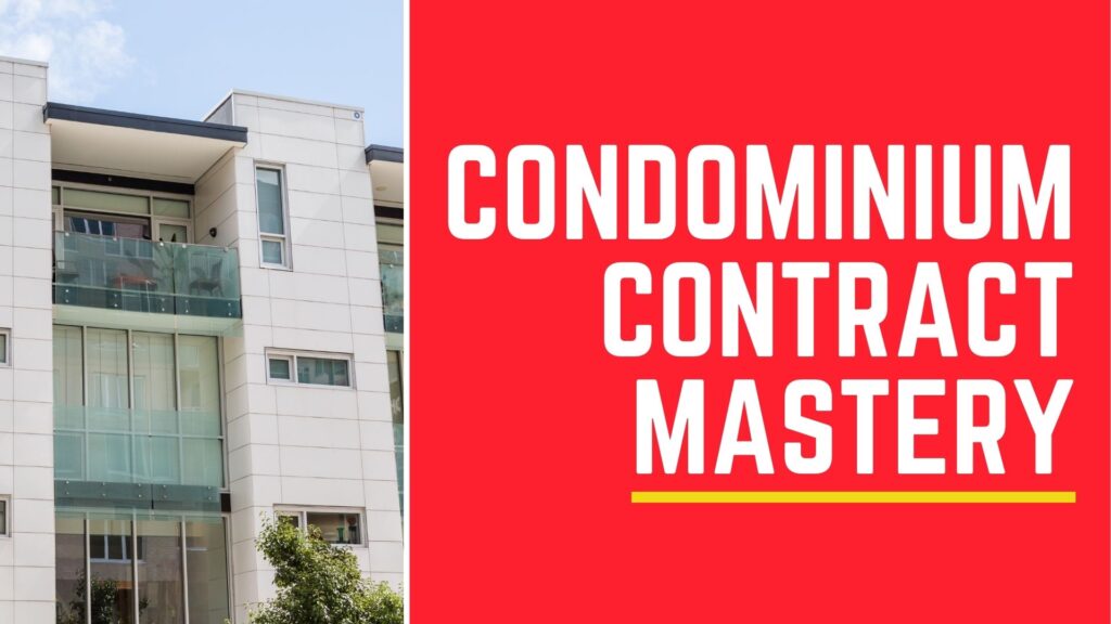 04-19-2024 • 9am-12pm • Condominium Contract Mastery