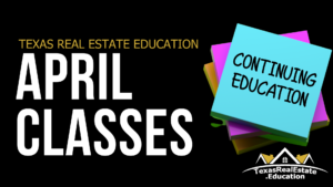 April Continuing Education Classes