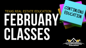 February Continuing Education Classes