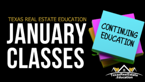 January Continuing Education Classes